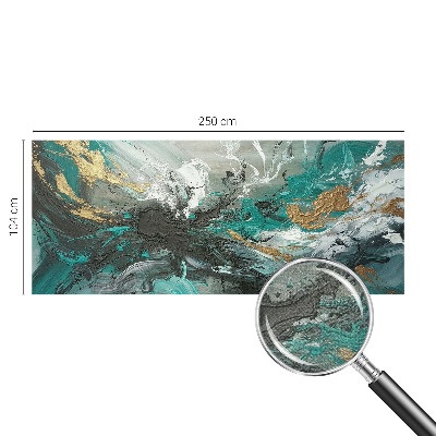Carta da parati effetto profondità vortice artistico