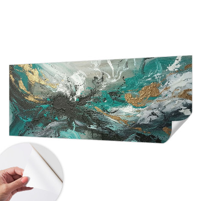 Carta da parati effetto profondità vortice artistico