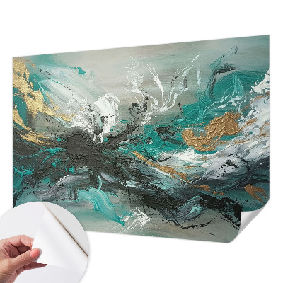 Carta da parati effetto profondità vortice artistico