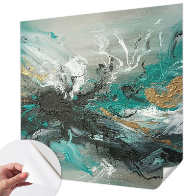 Carta da parati effetto profondità vortice artistico