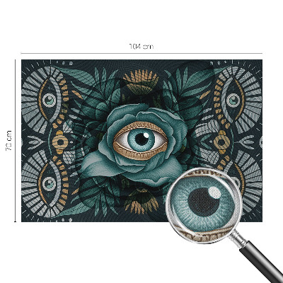 Fotomurale per cameretta Occhio di rosa