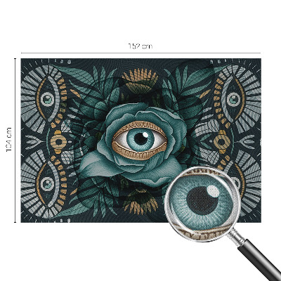 Fotomurale per cameretta Occhio di rosa