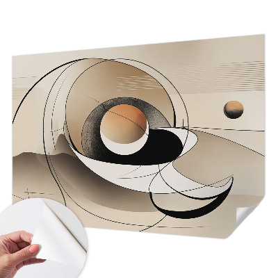 Carta da parati cameretta Astrazione armonica