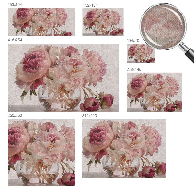 Fotomurale per bambini Fascino Peonia