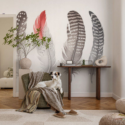 Carta da parati adesiva Piume decorate