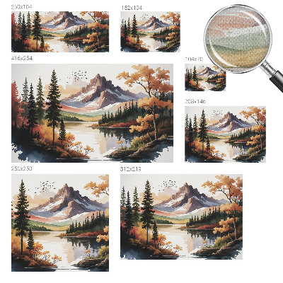 Fotomurale 3D Autunno montano