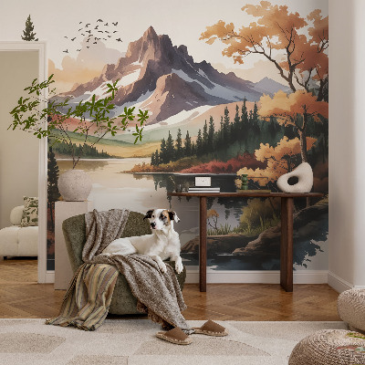 Fotomurale 3D Autunno montano