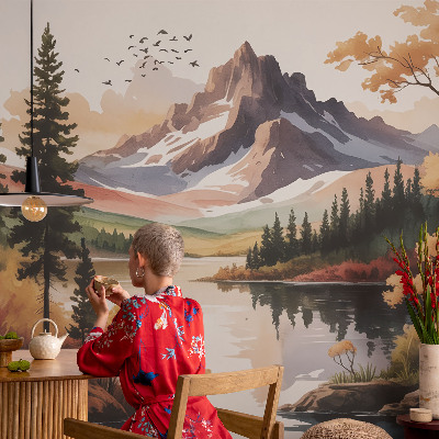Fotomurale 3D Autunno montano