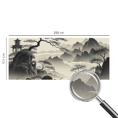Fotomurale effetto 3D Paesaggio orientale