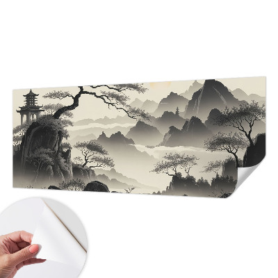 Fotomurale effetto 3D Paesaggio orientale