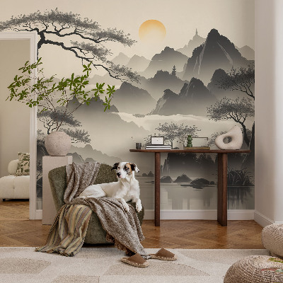 Fotomurale effetto 3D Paesaggio orientale
