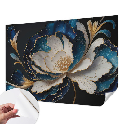 Carta da parati panoramica effetto 3D Motivo floreale