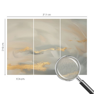 Carta da parati effetto profondità Striature delicate