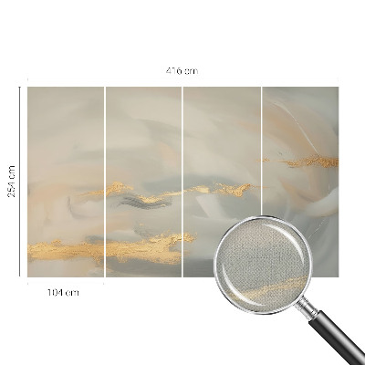 Carta da parati effetto profondità Striature delicate