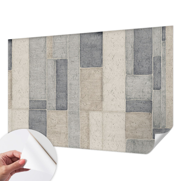 Carta da parati cameretta Mosaico geometrico