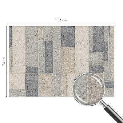 Carta da parati cameretta Mosaico geometrico