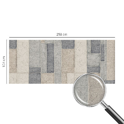 Carta da parati cameretta Mosaico geometrico