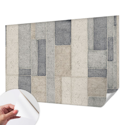 Carta da parati cameretta Mosaico geometrico