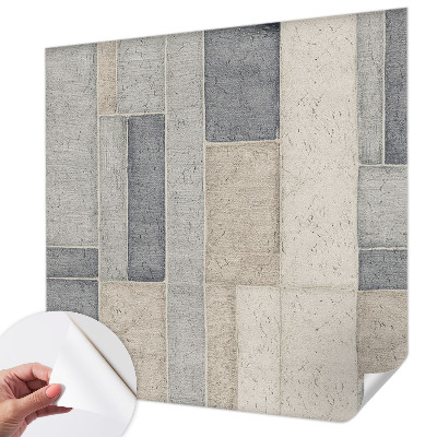 Carta da parati cameretta Mosaico geometrico
