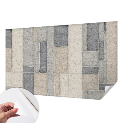 Carta da parati cameretta Mosaico geometrico