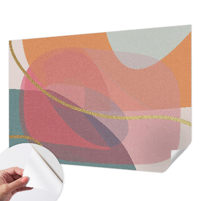 Carta da parati per cameretta Forme multicolori