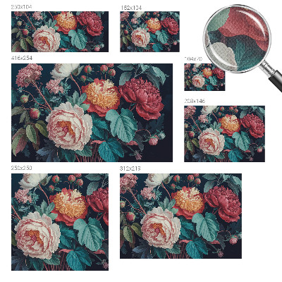 Fotomurale per bambini Fiori colorati