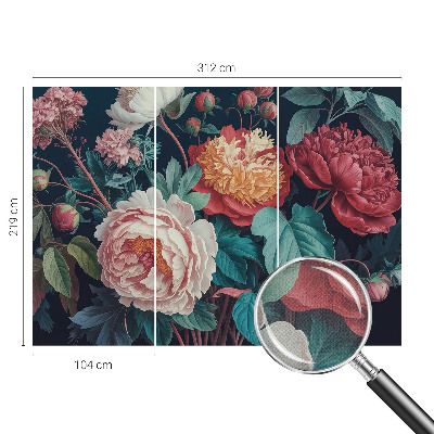 Fotomurale per bambini Fiori colorati