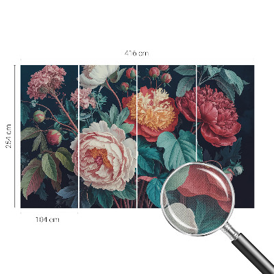 Fotomurale per bambini Fiori colorati