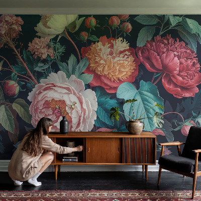 Fotomurale per bambini Fiori colorati