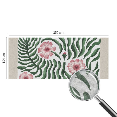 Fotomurale per cameretta Foglie di fiori