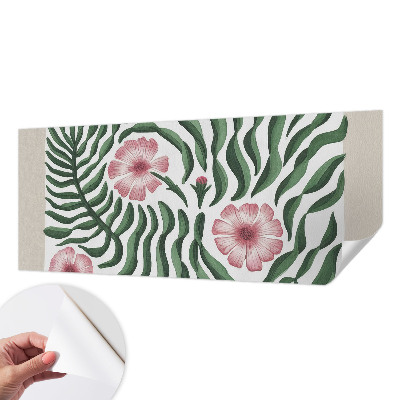 Fotomurale per cameretta Foglie di fiori