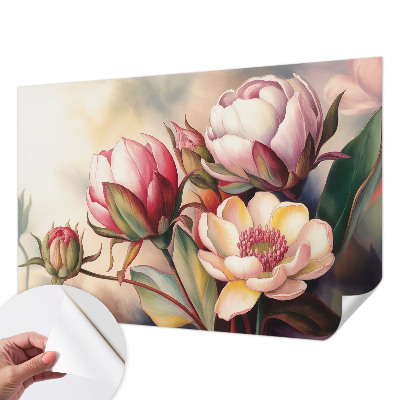 Carta da parati 3D Un mazzo di fiori