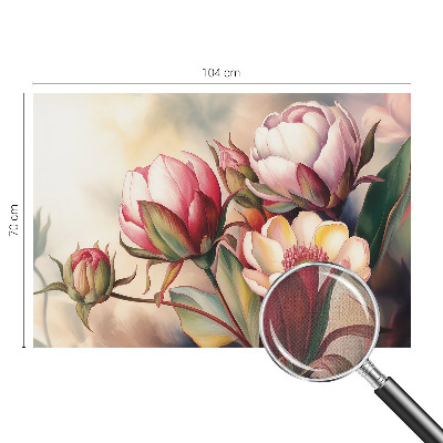 Carta da parati 3D Un mazzo di fiori