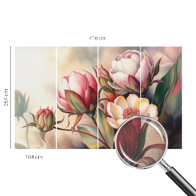 Carta da parati 3D Un mazzo di fiori