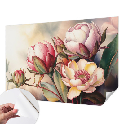 Carta da parati 3D Un mazzo di fiori