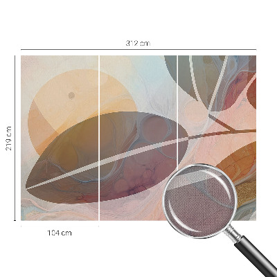 Fotomurale 3D Foglie armoniche
