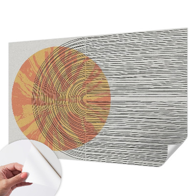 Fotomurale per cameretta Cerchio con linee