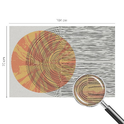 Fotomurale per cameretta Cerchio con linee