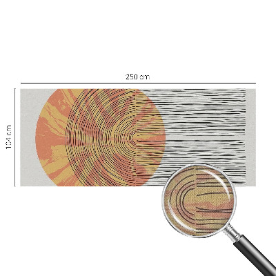 Fotomurale per cameretta Cerchio con linee