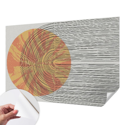 Fotomurale per cameretta Cerchio con linee
