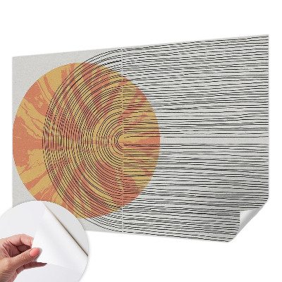 Fotomurale per cameretta Cerchio con linee