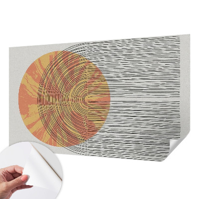 Fotomurale per cameretta Cerchio con linee