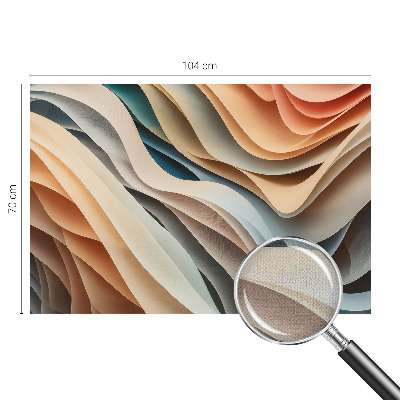 Fotomurale 3D forme ondulate