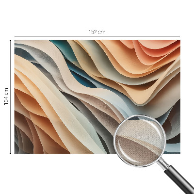 Fotomurale 3D forme ondulate