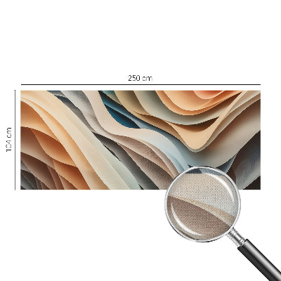Fotomurale 3D forme ondulate