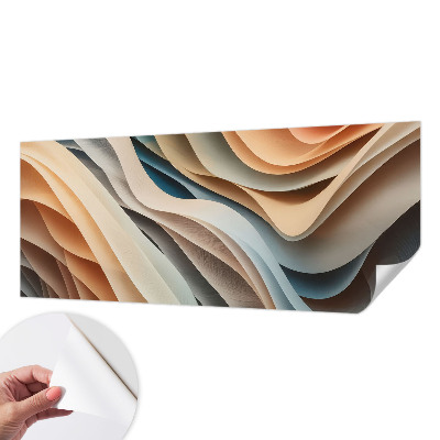 Fotomurale 3D forme ondulate
