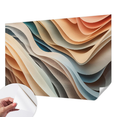 Fotomurale 3D forme ondulate