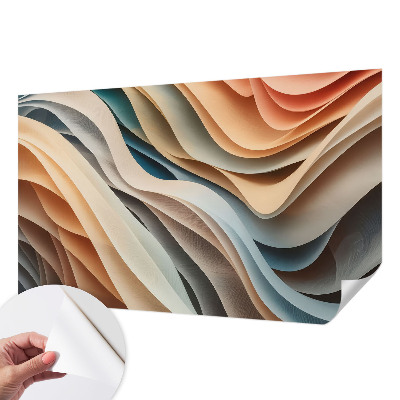 Fotomurale 3D forme ondulate