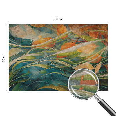 Carta da parati panoramica effetto 3D Paesaggio autunnale