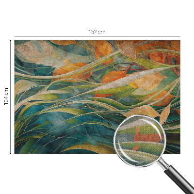 Carta da parati panoramica effetto 3D Paesaggio autunnale